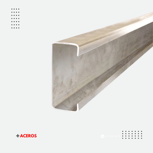 Perfil C galvanizado